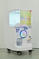 Distributeur de capsules portable en plastique à monnayeur, machine à œufs torsadés à faible coût, équipement de jeu intérieur pour enfants