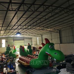 Gommoni Giganti a Forma di Drago per Adulti Tubolare 97cm Dinosauro Gonfiabile Gioco Acquatico Rimorchiabile da Discoteca Grande Banana Boat Mostro - Product Image 6