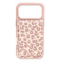 Coques de téléphone portable pour filles compatibles avec les modèles 17 Pro Max/16 Pro/11, à thème du Nouvel An, imprimées léopard, en TPU premium, anti-traces de doigts, mat