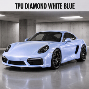 Película Decorativa para Autos TPU PPF de 1.52*15m 7.5mil, Color Blanco Diamante <span class=keywords><strong>Azul</strong></span>, con Brillo, Efecto Lagoon, Vinilo para Envolver Autos - Product Image 5