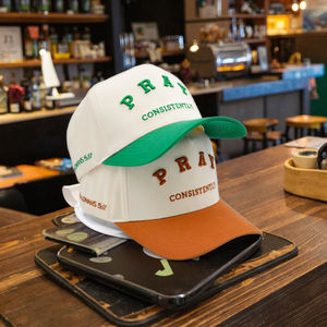 Özel 3D nakış logosu puf baskılı 5-Panel beyzbol kapaklar sportif sokak tarzı yapılandırılmış yaprak şapka - Product Image 1