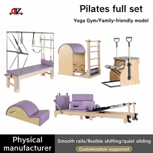 Home Foldable Adjustable Portable Yoga Fitness Pilates Reformer Machine with Aluminum <b>Frame</b>-CZFIT Y005 - Product Image 1