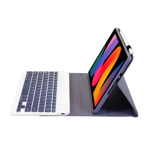 Bùng nổ sản phẩm mới cho Xiaomi Redmi Pad SE 11 inch a0n9 kết cấu da cừu siêu mỏng có thể tháo rời Bàn phím không dây da - Product Image 4