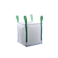 Sac de conteneur en vrac recyclable de 1 tonne, sac jumbo FIBC de 1000 kg, sac tissé en PP respirant pour le sucre, la farine, le riz