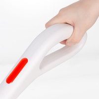 Brosse de lavage de voiture à manche courbé en microfibre douce, sans rayures, outil de nettoyage automobile, poignée ergonomique, longue perche extensible
