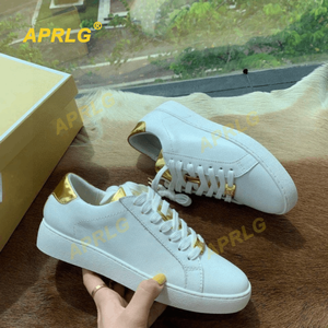 Zapatillas Blancas Planas de Talla Grande para Mujer, Edición Coreana Primavera/Verano 2025, Transpirables, con Cordones, Casuales, Marca M-K, con Amortiguación y Antiolor - Product Image 3