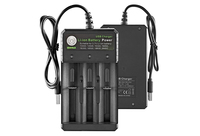Chargeur de batterie au Lithium USB Li-ion, avec 3 fentes pour 18650/16340/14500 3.7V, RCR123