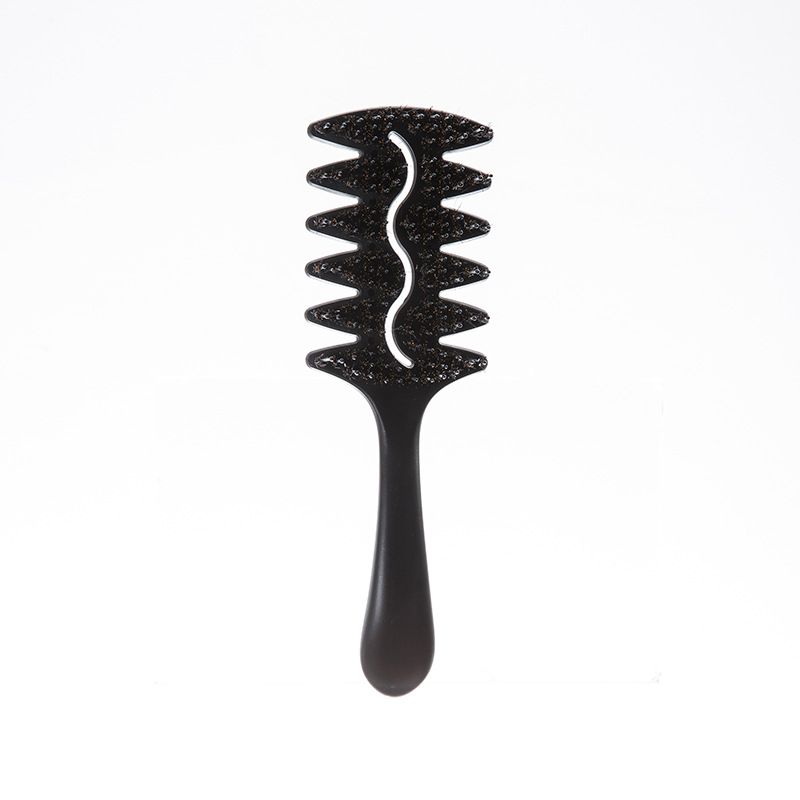 Black - boar & nylon bristle