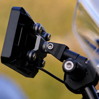 Aoocci C3 Plus, écran de navigation GPS sans fil pour moto, haute luminosité, 5 pouces, compatible Apple CarPlay, pour les voyages en moto