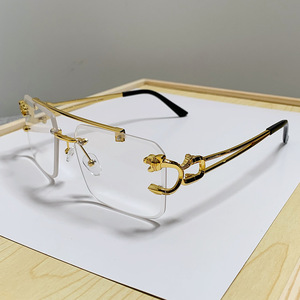 Mode Ins classique carré sans monture <span class=keywords><strong>lunettes</strong></span> <span class=keywords><strong>de</strong></span> <span class=keywords><strong>soleil</strong></span> hommes <span class=keywords><strong>2023</strong></span> tendance marque <span class=keywords><strong>de</strong></span> luxe nuances Uv400 montures en métal pour <span class=keywords><strong>lunettes</strong></span> logo personnalisé - Product Image 6