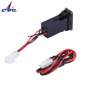 Kép 12V Dc Xe Buýt Xe Không Thấm Nước Biển Nhiệt Độ Hiển Thị Led Kỹ Thuật Số Vôn Kế Với AWG26 Dây - Product Image 3