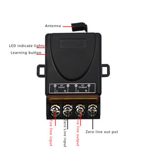 Set trasmettitore e ricevitore <span class=keywords><strong>wireless</strong></span> universale AC85-260V 1 CH <span class=keywords><strong>433Mhz</strong></span> - Product Image 4