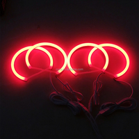 131mm 146mm multicolore SMD coton lumière rvb oeil d'ange phare Led halo Led anneau phare Led rgb voiture Led yeux d'ange pour voiture