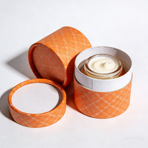 Caja Cilíndrica de Cartón de Lujo Ecológica con Logotipo Personalizado, con Forro de Esponja para Crema Facial, Cuidado de la Piel, Alta Calidad - Product Image 4