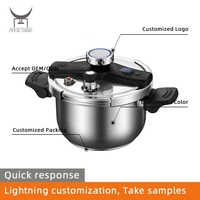 Vente en gros de pot d'autocuiseur à couvercle rotatif droit en acier inoxydable 304 résistant à la corrosion