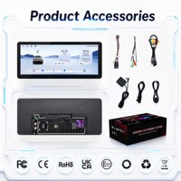 Lecteur multimédia Android pour voiture 12,3 pouces, 6 Go 128 Go, Wi-Fi double bande, 4G LTE, CarPlay filaire et sans fil pour les installateurs
