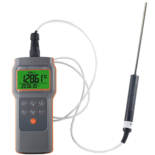 TTLTES 8821 AZ Pt100 RTD Thermometer with LCD Display IP67 Rating -100.00~300.00 (-148.00~572.00F) Temperature Instrument