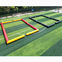 Terrain de football gonflable 3 contre 3, tube de football gonflable