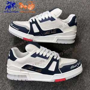 Chaussures de sport de haute qualité pour hommes, chaussures de basket-ball en cuir véritable, design luxueux pour hommes et femmes, chaussures de basket-ball, chaussures de tennis - Product Image 1