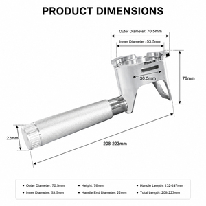 Porte-filtre sans fond Ninja 53,5 mm à 3 oreilles, accessoires pour <span class=keywords><strong>machine</strong></span> à <span class=keywords><strong>expresso</strong></span>, poignée à café en acier inoxydable écologique - Product Image 2