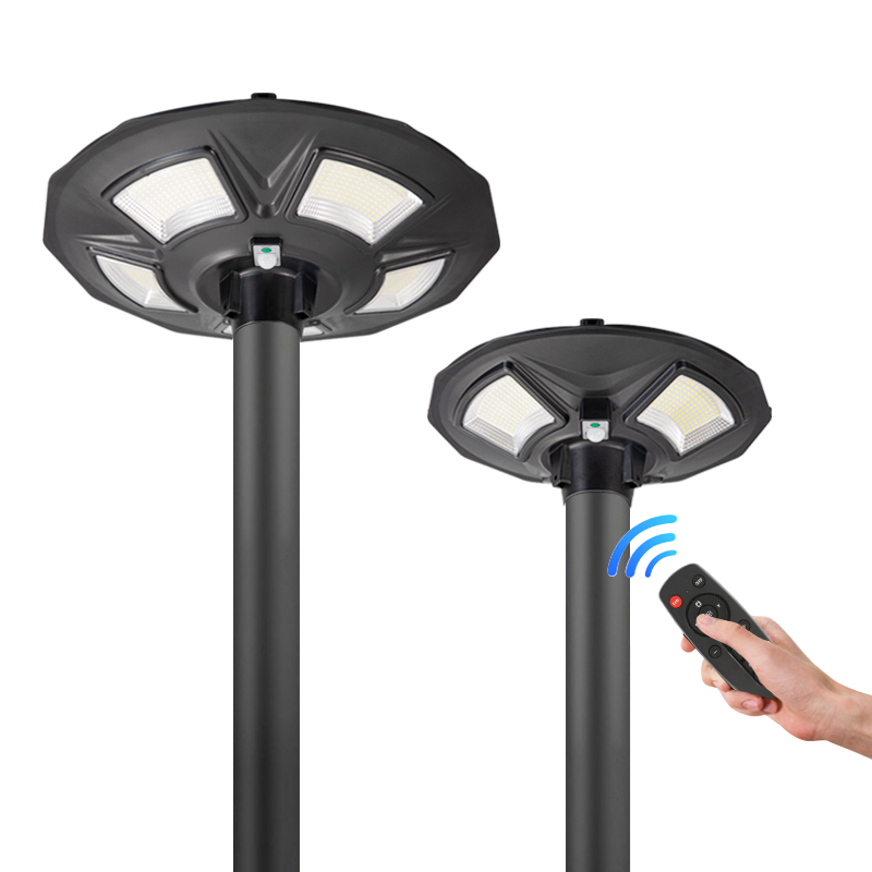 ABS Housing Outdoor Motion Sensor UFO Light Integrated 150 300 W All In One LED Solar Street Lamp