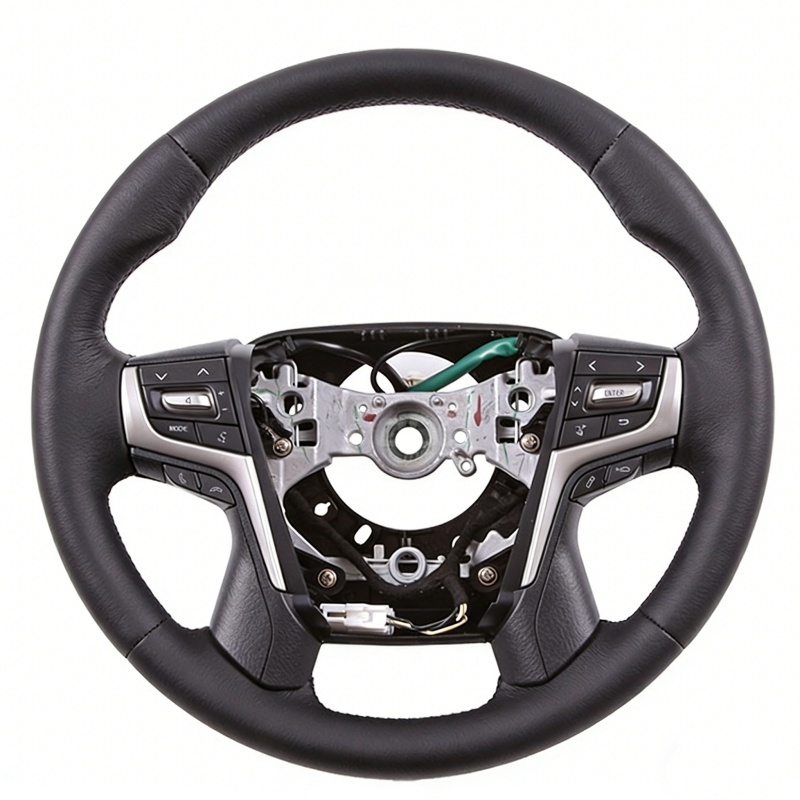 Universal Custom Leather Steering Wheel (Toyota Fitment), photo 2
