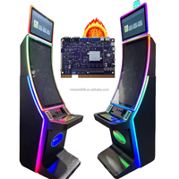 Miracle 43 pouces incurvé écran tactile métal armoire feu multi jeu pcb conseil compétence jeu machine usine vente