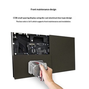 Pantalla LED de Monitoreo de Datos en Vivo, Montada en Pared, con Profundidad de Color de 32 Bits, a Todo Color, de Paso Pequeño, Encapsulada COB, P0.93 P1.25, para Interiores - Product Image 2