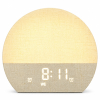 Nouvelle machine à bruit blanc pour le sommeil, réveil numérique de table/bureau avec lumière RGB et luminosité réglable, OEM ODM Vente en gros