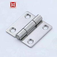 Charnière de porte à fente réglable en acier inoxydable brossé, charnières à emboîtement pour boîtier électrique, armoire, portail
