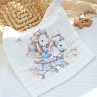 Serviettes de bain en coton de luxe doux et confortable pour laver le visage Ensemble de serviettes pour enfants bavoirs pour bébé
