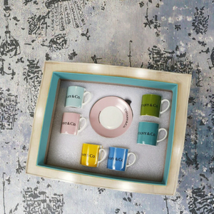 Juego de Tazas de Café Espresso Turco de Porcelana Fina de 70 ml, Estilo Americano, Ecológicas, Reutilizables, Modernas y de Lujo, para el Hogar - Product Image 2