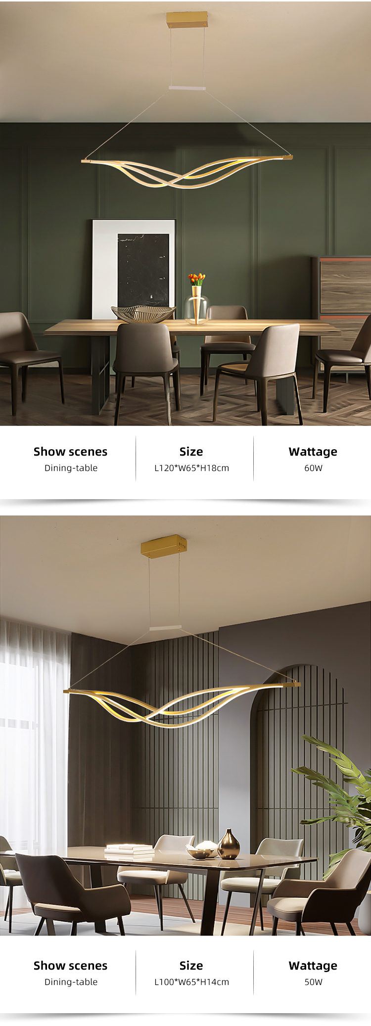 Newest Innovation Modern Decorative Room Home Indoor Lighting Aluminum Bedroom Led Chandelier Pendant Light