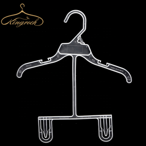 Wholesale 12 Inch Children Kids Baby Clothes Pants Two-Piece Set Translucent Plastic hanger