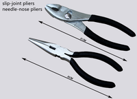 Boîte à outils portables multifonctions de 78 pièces pour une utilisation quotidienne, entretien domestique, outils d'entretien polyvalents de haute qualité