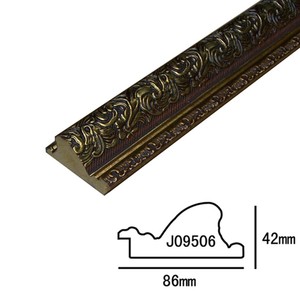 Nhà máy tùy chỉnh cao cấp giá rẻ trang trí molduras Para Marcos nhựa PS TV hình ảnh khung ảnh đúc cho TV khung hình - Product Image 3