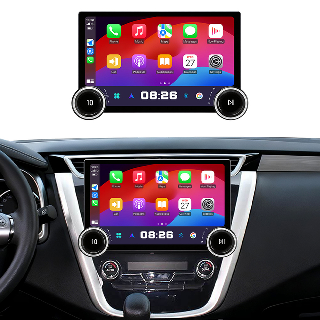 MOOKAKA 11.5 Inch Music Player Tv Android Touch Screen for Nissan Murano 2015-2019 Wireless CarPlay GPS Wifi Car Radio