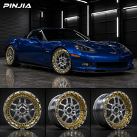 Jantes forgées PJ Beadlock 13x8 13x10 15x3 15x8 13" 14" 15" 15x3 15x8 15x10 15x15 15x12 17" 18" pour Corvette C5 C6 C7 C8