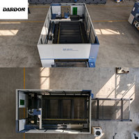 Machine de découpe laser à fibre DARDONTECH 30x15 pour tôles, 3000W, tête de découpe à mise au point automatique pour la fabrication industrielle