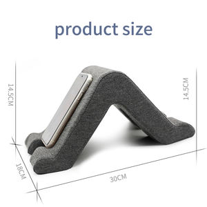 Support de tablette de voyage en tricot brodé personnalisé, multifonctionnel, avec coussin triangulaire en mousse à mémoire de forme, amovible et lavable - Product Image 6