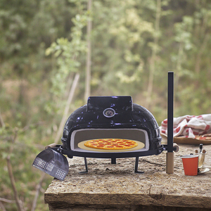 Auplex Outdoor Ceramic <strong>BBQ</strong> Grill Wood Fired <strong>Pizza</strong> <strong>Oven</strong> - Product Image 2