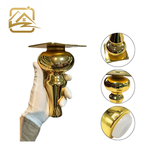 Wholesale Furniture <b>Leg</b> Suppliers Luxury Gourd Shape 15cm Golden Feet <b>For</b> Furniture <b>Sofa</b> <b>Legs</b> Furniture <b>Legs</b> Metal <b>For</b> <b>Sofa</b> - Product Image 2