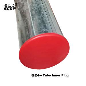 Industrieel Ontwerp Vierkant Uiteinde Dop Moer Plug Vrouwelijke Schroefdraad Buis Stalen Inzetstukken Met Plastic Eindkap - Product Image 3