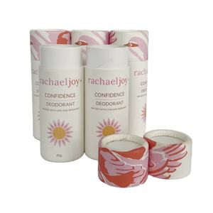 Haute qualité écologique prix usine maquillage emballage cosmétique vide déodorant bâton conteneur pousser le tube de papier baume à lèvres - Product Image 1