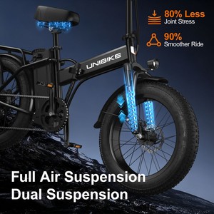 750W 48V Brushless Rear <b>Hub</b> Motor 7-Speed Full Suspension Sport 7speed Mountain Bike - Product Image 4