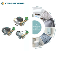 Pompe à eau domestique haute pression Grandfar OEM/ODM, protection IP44, débit 25L/min, hauteur de refoulement 15m, moteur en cuivre 220V, en acier inoxydable