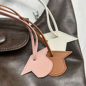 New Small House Pendant Handbag Charms <b>Ornament</b> Pu Leather Keychain Backpack & Tote Bag Purse Decoration - Product Image 1