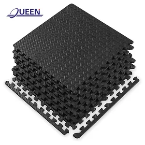 Linyiqueen lồng vào nhau Câu Đố EVA gạch lát sàn 60x60cm phòng tập thể dục sàn Mat Non-Slip nhà tập luyện đệm bảo vệ bọt tập thể dục