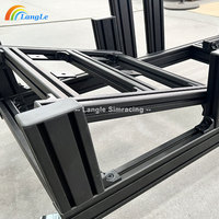 Siège de simulateur de course en aluminium anodisé pliable de haute qualité, durable, certifié ISO9001, 40160 4080 4040 40120, compatible avec G25 G27 G29