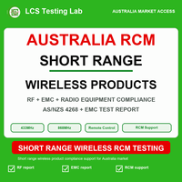 Productos Inalámbricos de Corto Alcance, Pruebas y Certificación en Australia, Informe de Prueba RCM, Informe de Prueba EMC, Certificado SAA